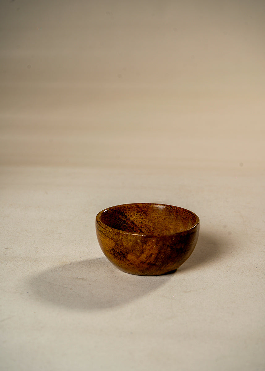 Wooden Small Bowls (set Of 6)