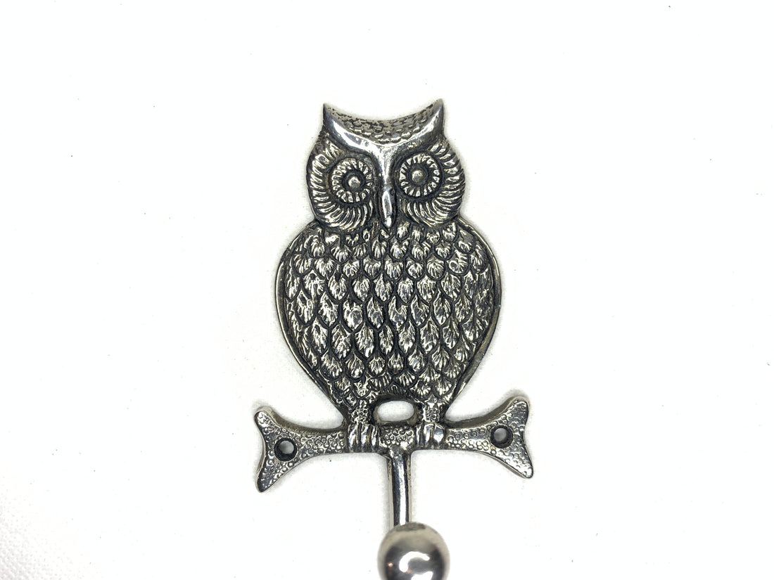 Handmade Recycled Aluminium Hook- Owl