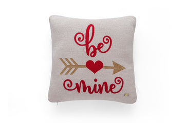 Be Mine Cotton Knitted Cushion Cover