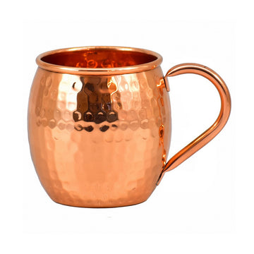 16 Oz Pure Copper Hammered Mule Mug