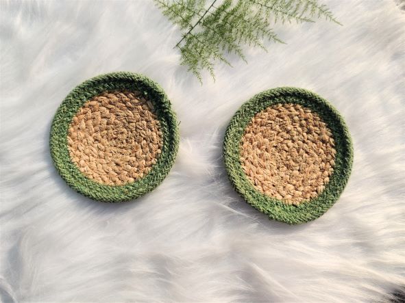 Cotton - Jute Coasters (small)