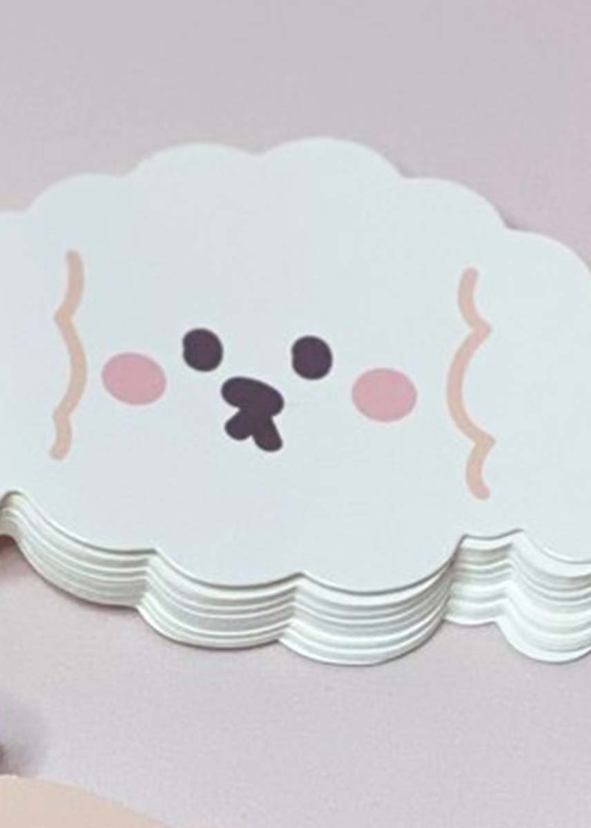 Cute Memopad Poodle