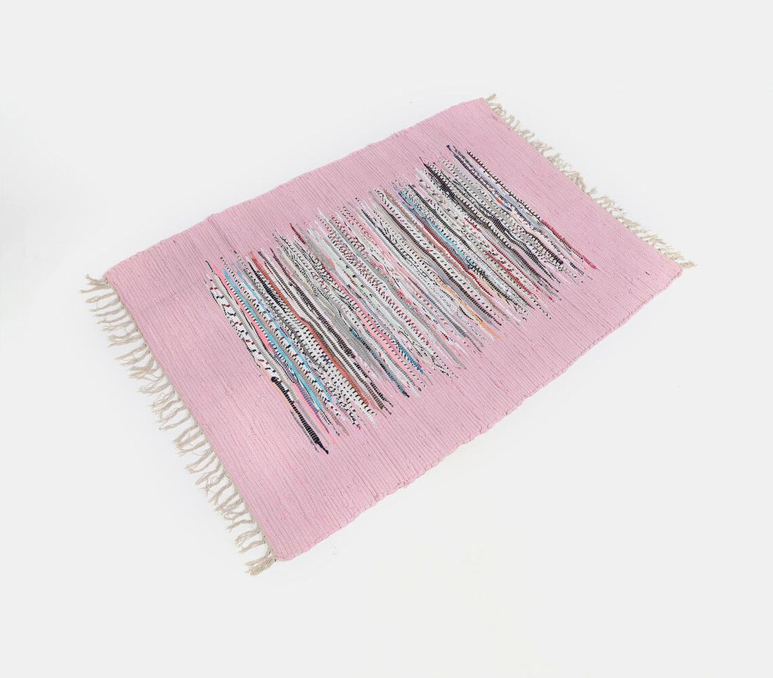 Recycled Cotton Chindi Pink Rug