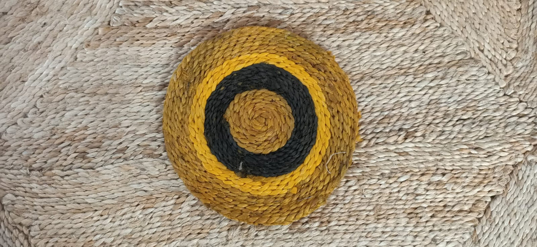 Handmade Braided Jute Round Placemat