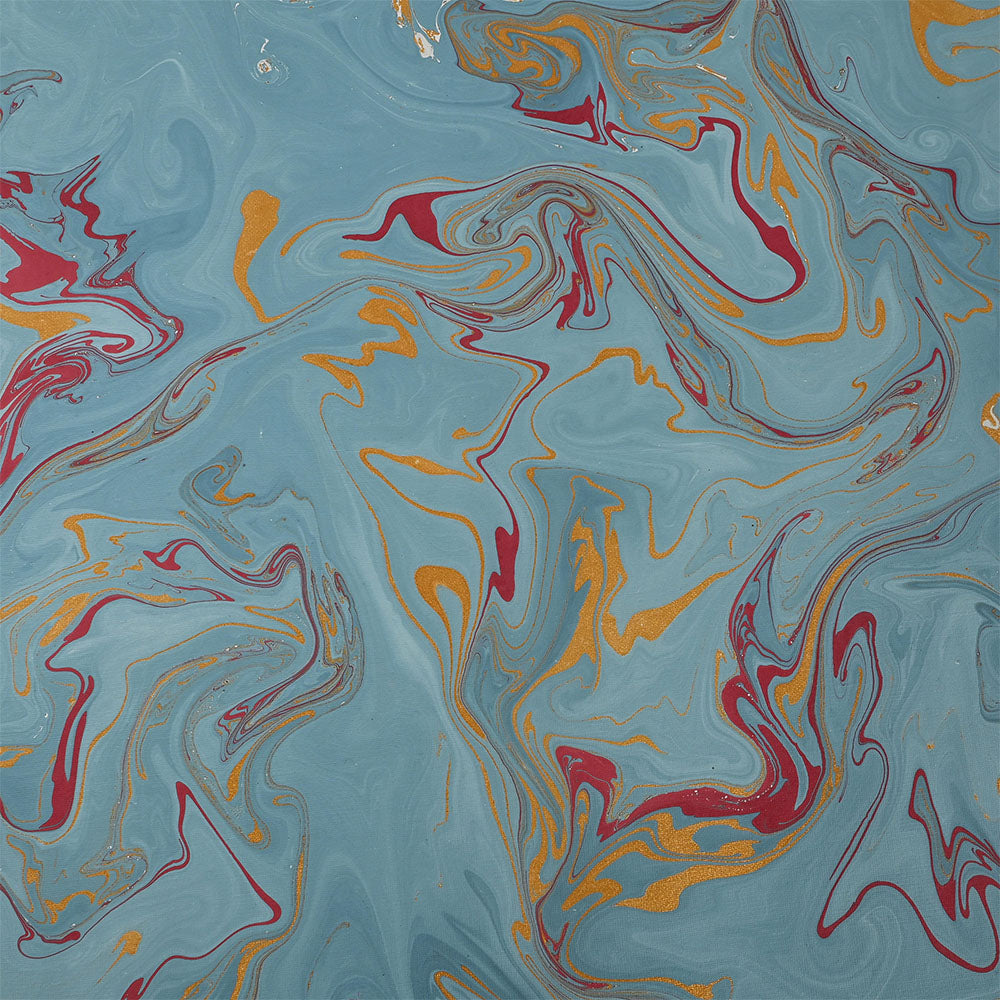 Hand Marbled Recycled Cotton Wrapping Paper