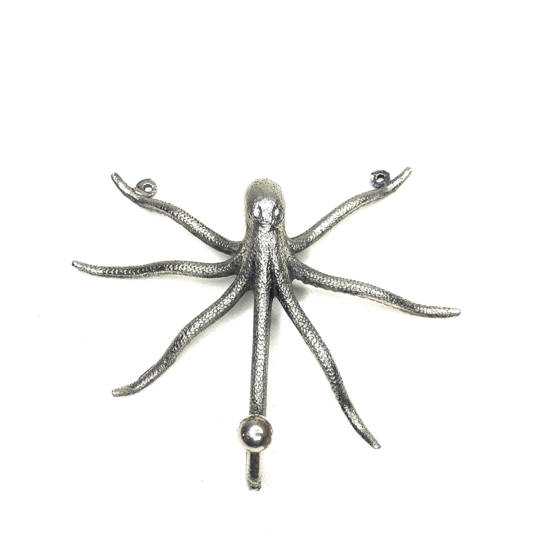 Handmade Recycled Aluminium Coat Hook- Octopus