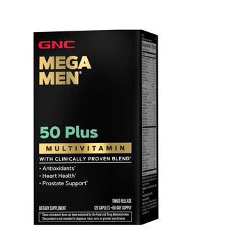 GNC Mega Men 50 Plus Multivitamin| 120 Count