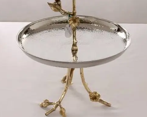 Elegant Vine Two Tier Cake Stand