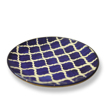 Blue Mughal Plate