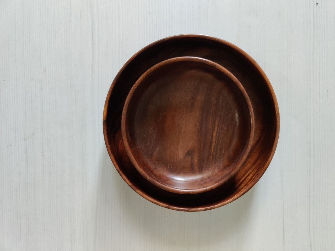 Handcrafted Rosewood Bowl- Medium