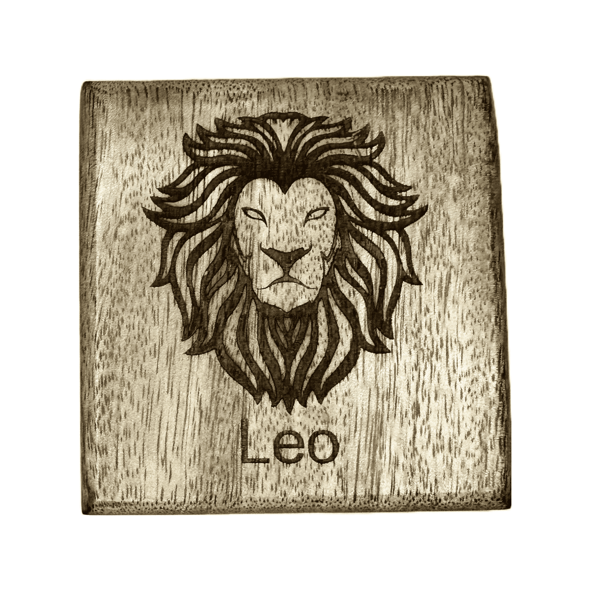 Leo - Laser Etched Square Box