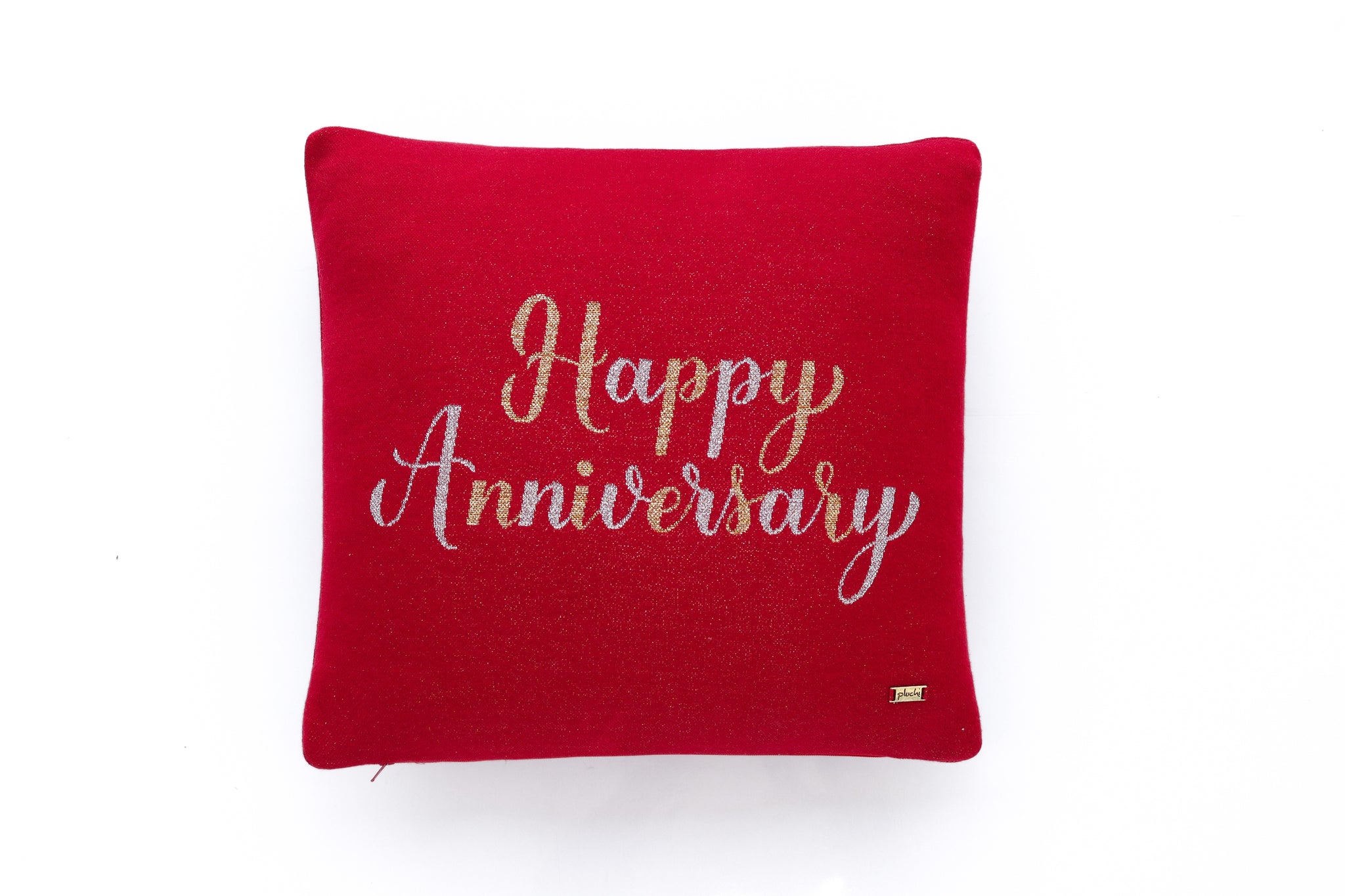 Happy Anniversary Cushion Cover