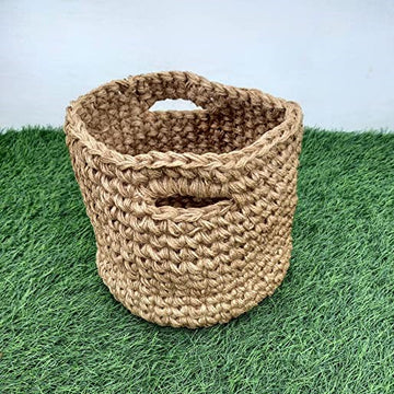 Crochet Double Handle Basket