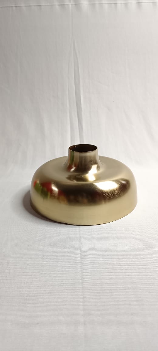 Golden Small Wide Vase