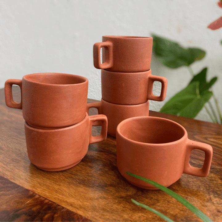 Earthenware Coffee Cups