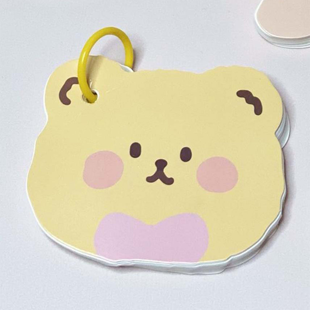 Cute Memopad Yellow Bear