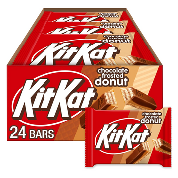 KIT KAT Chocolate Donut Flavored Wafer Candy Bars, 1.5 oz (24 Count)