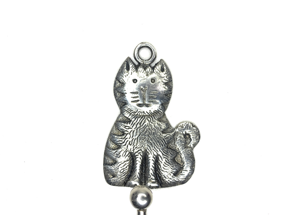 Handmade Recycled Aluminium Hook- Cat