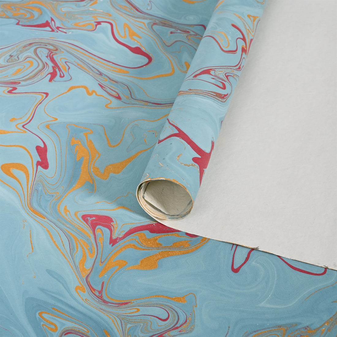 Hand Marbled Recycled Cotton Wrapping Paper