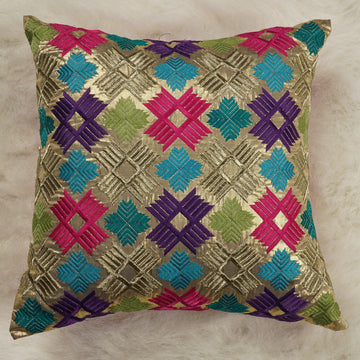 Embroidered Cushion Cover