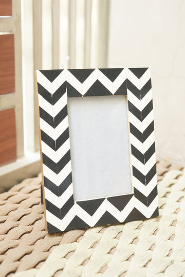 Photo Frame Wood Wave