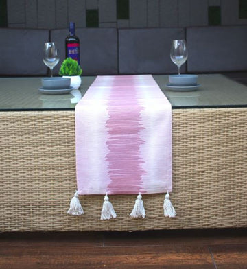 Pink Print Table Runner