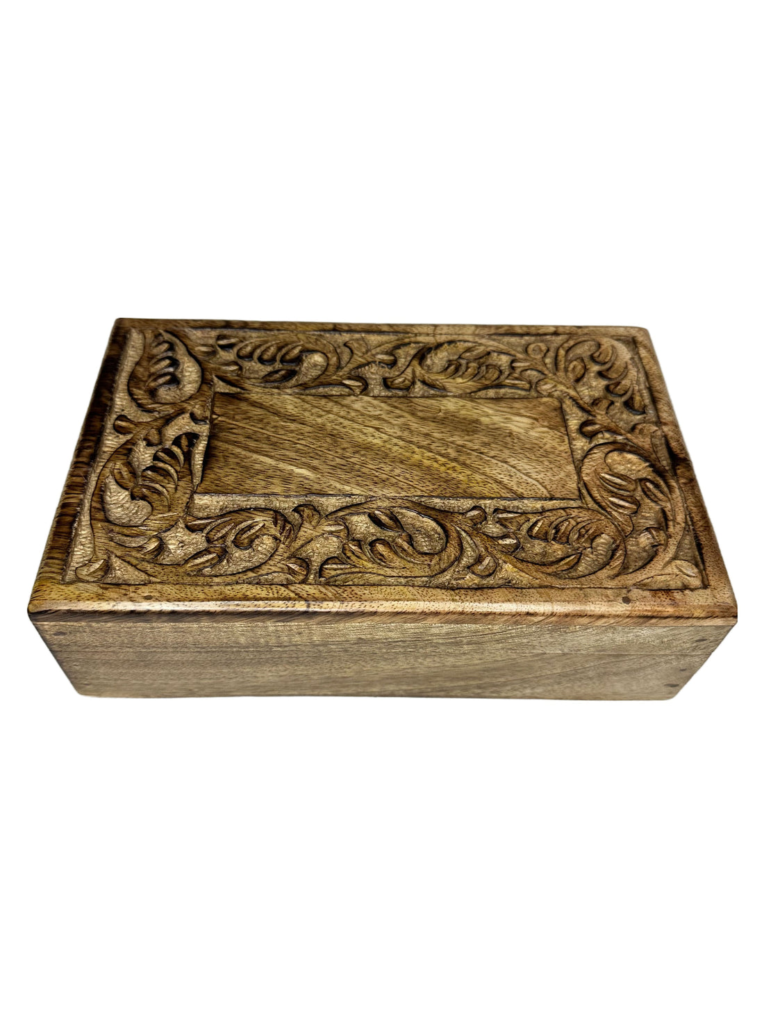 Hand Carved Vine Design Box