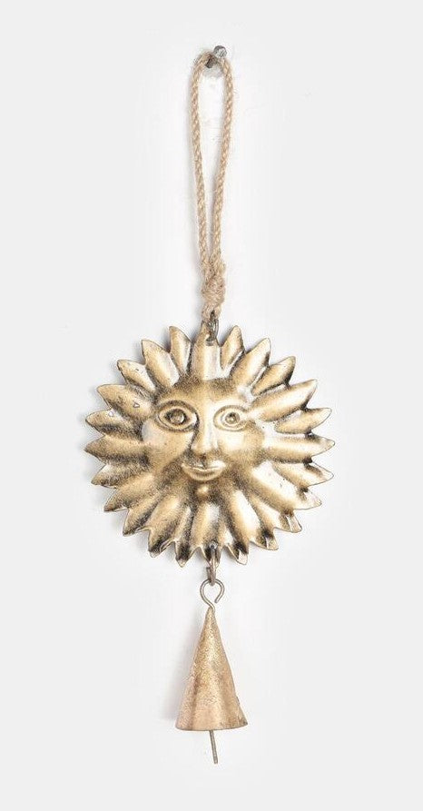 Handmade Wrought Iron Hanging Large Sun