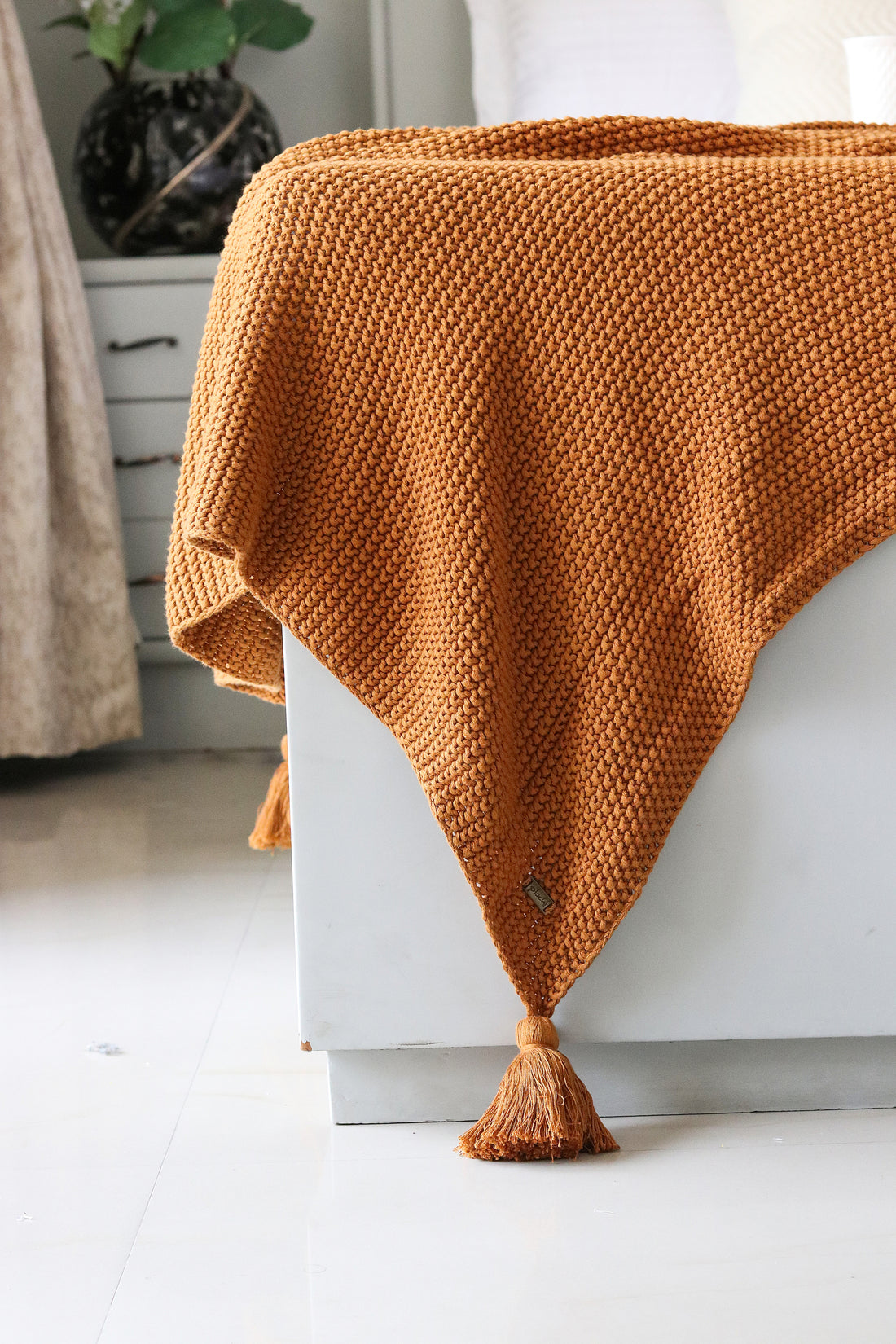 Seed Stitch Ac Throw