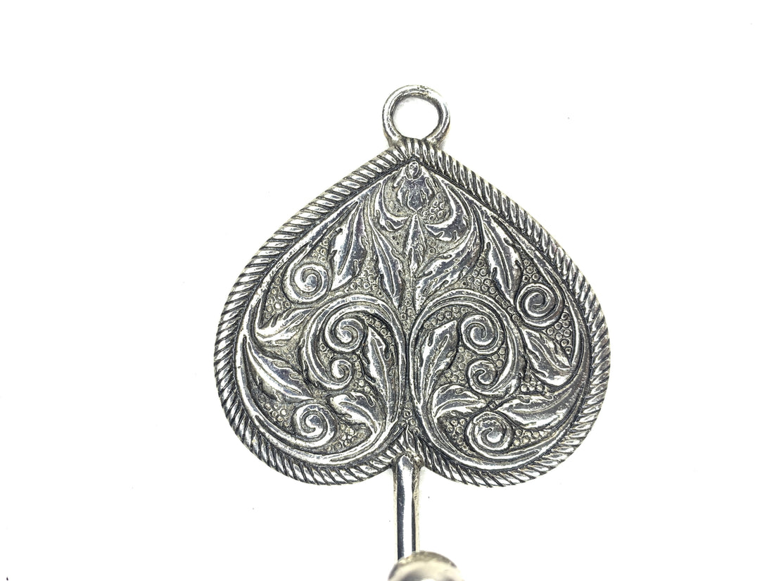 Handmade Recycled Aluminium Hook- Paan Leaf