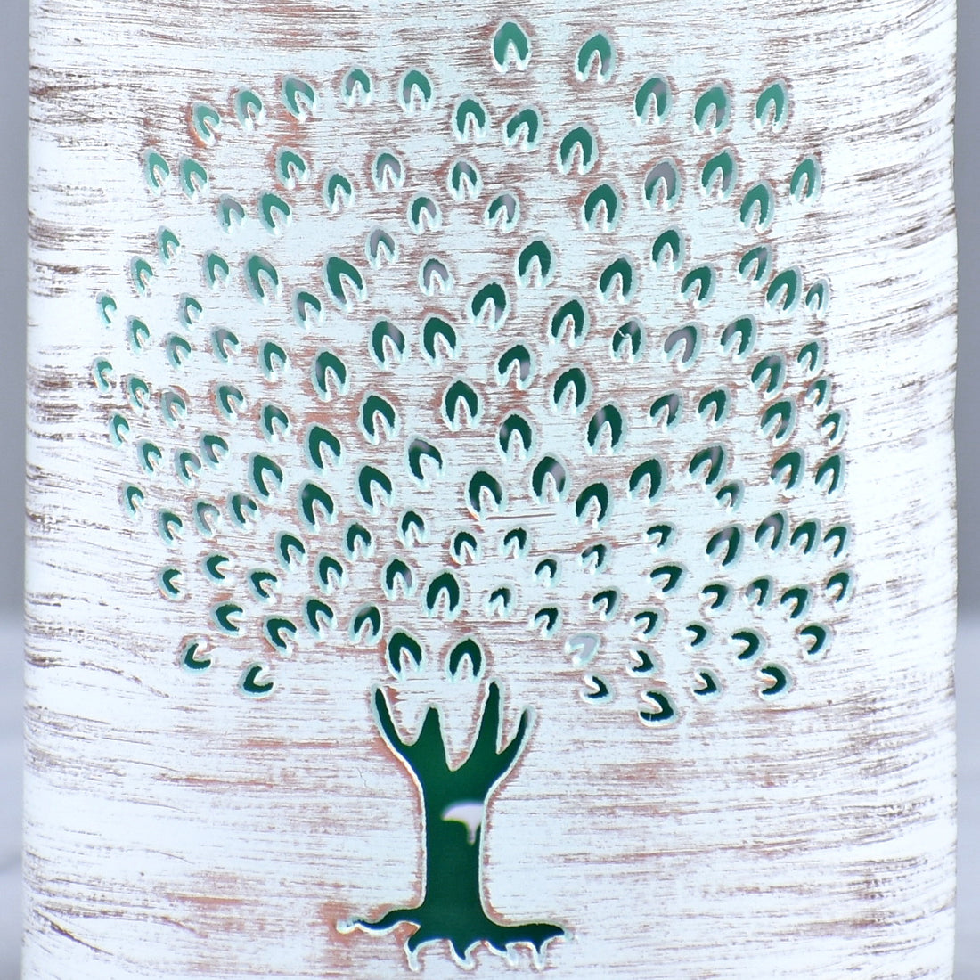 Tree Of Life Etching Votive T-Light Holder