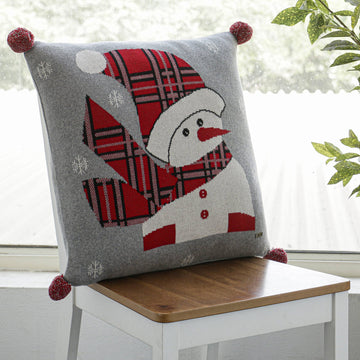 Snowman Decorative Christmas Cushion Cover