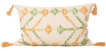 Cotton Tassel Cushion Cover