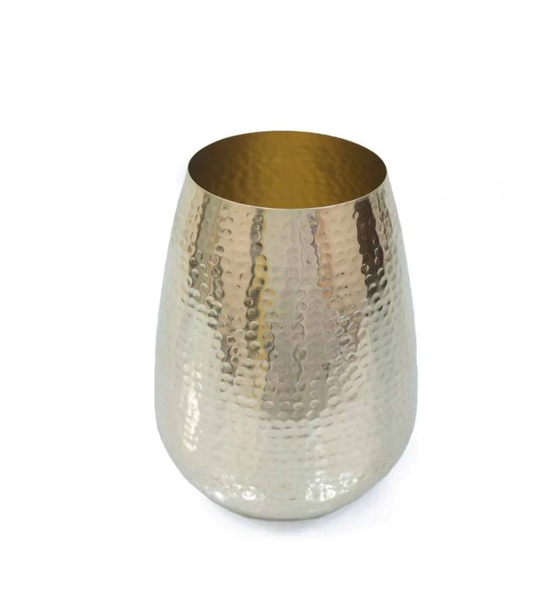 Aluminum Oval Shape Flower Vase