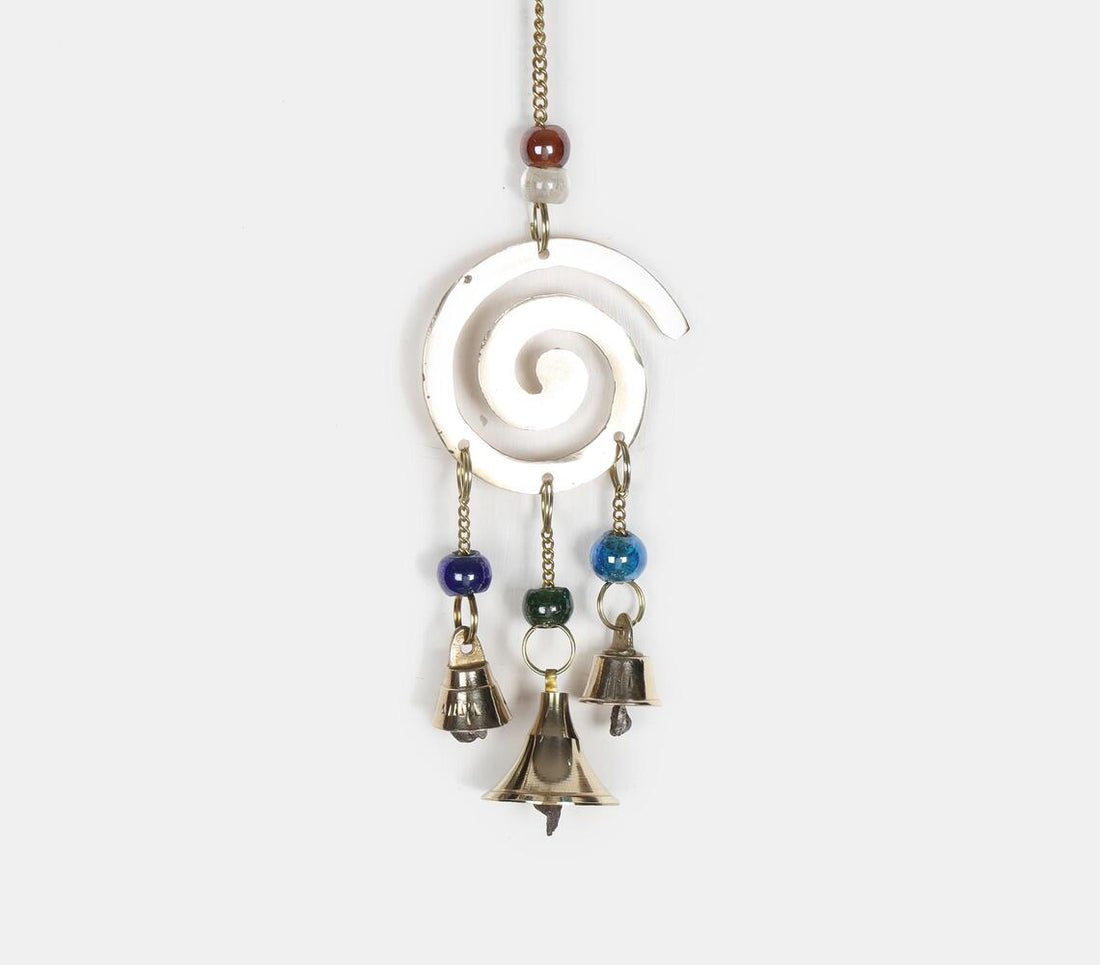 Brass Spiral Bell Chime