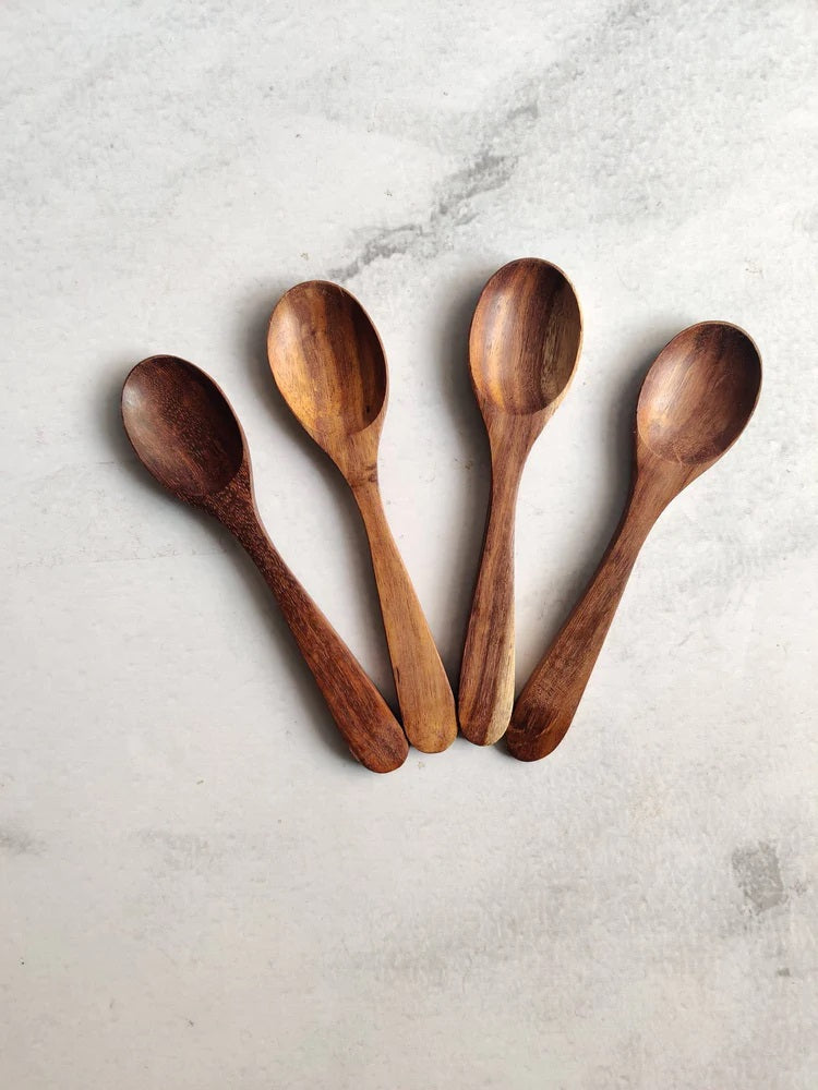 Rosewood Smoothie Spoons