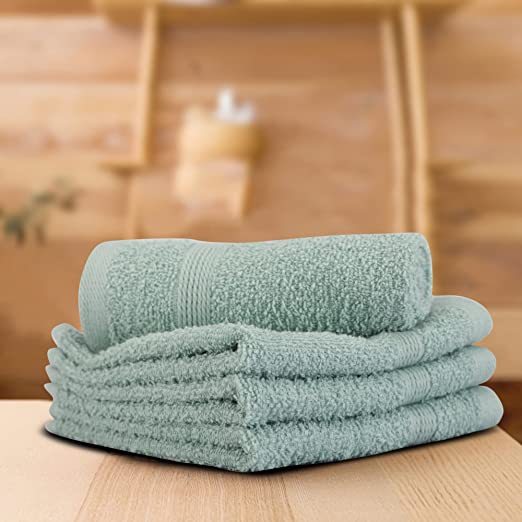 Cotton Face Towel (Light Teal)