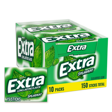 EXTRA Spearmint Sugar Free Chewing Gum