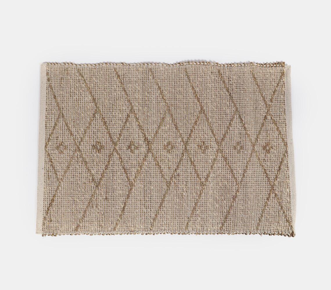 Jute And Cotton Yarn Designer Rug