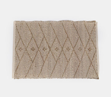 Jute And Cotton Yarn Designer Rug