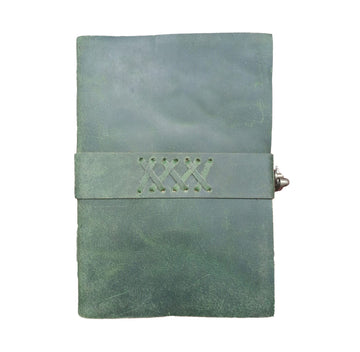 Leather Journal With Cross Strap