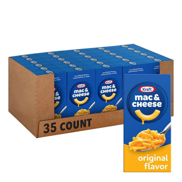 Kraft Original Flavor Macaroni and Cheese Dinner (7.25 oz Boxes (Pack of 35))