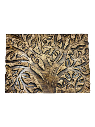 Hand Carved Mango Wood Box- Tree Of Life Design