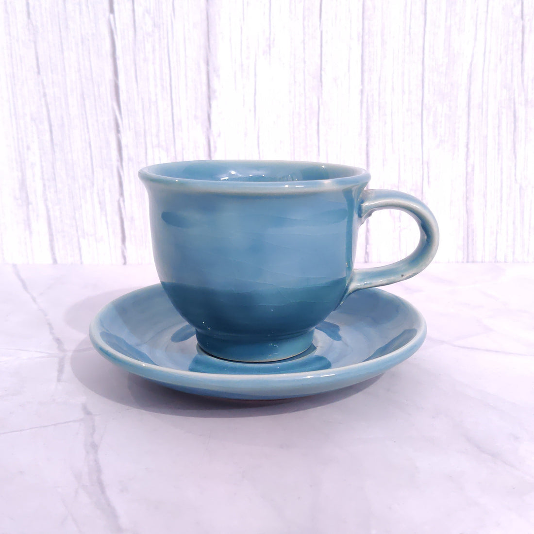 Hand Crafted Ceramic Mug And Saucer