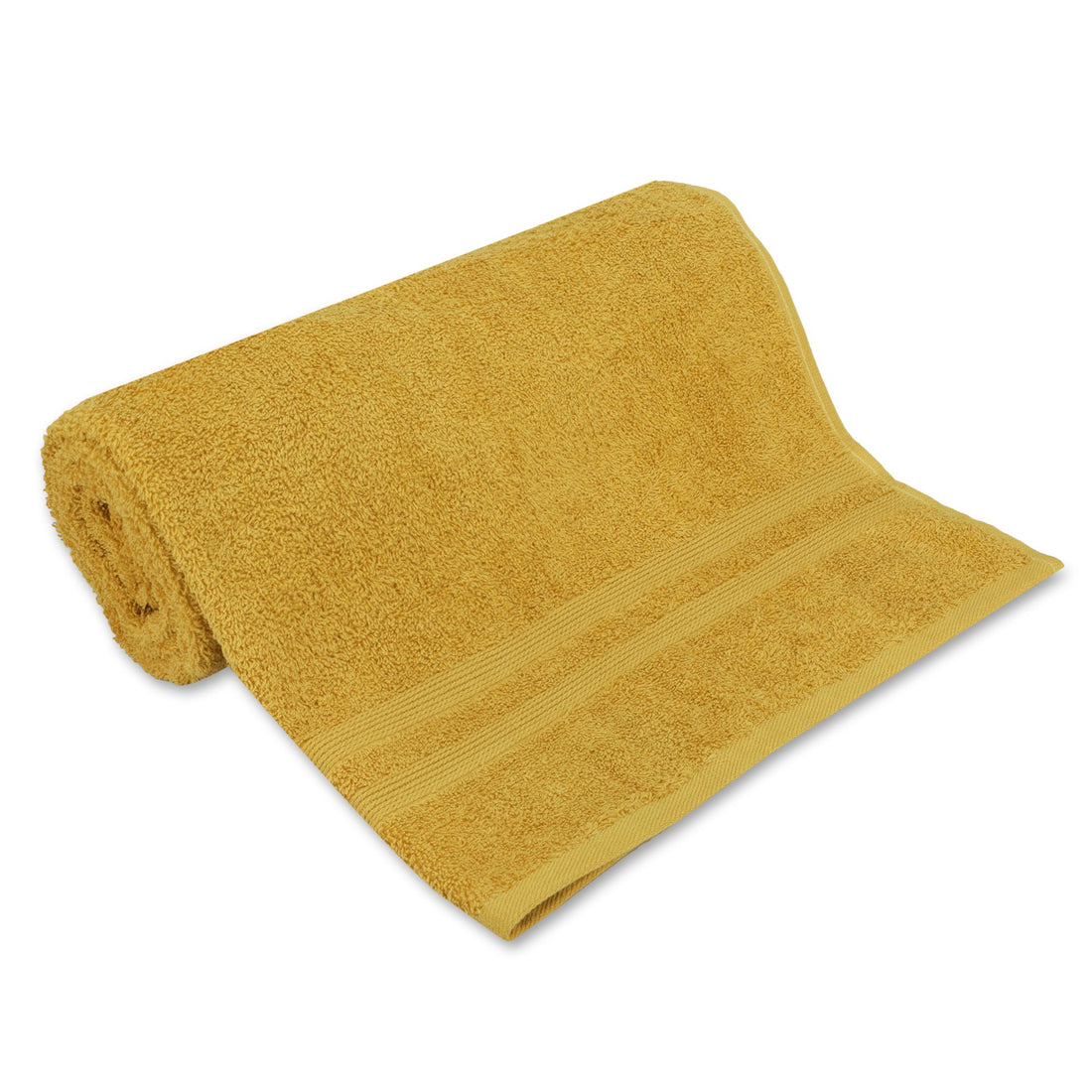 Lush & Beyond 500 GSM Bath Towel (Mustard)