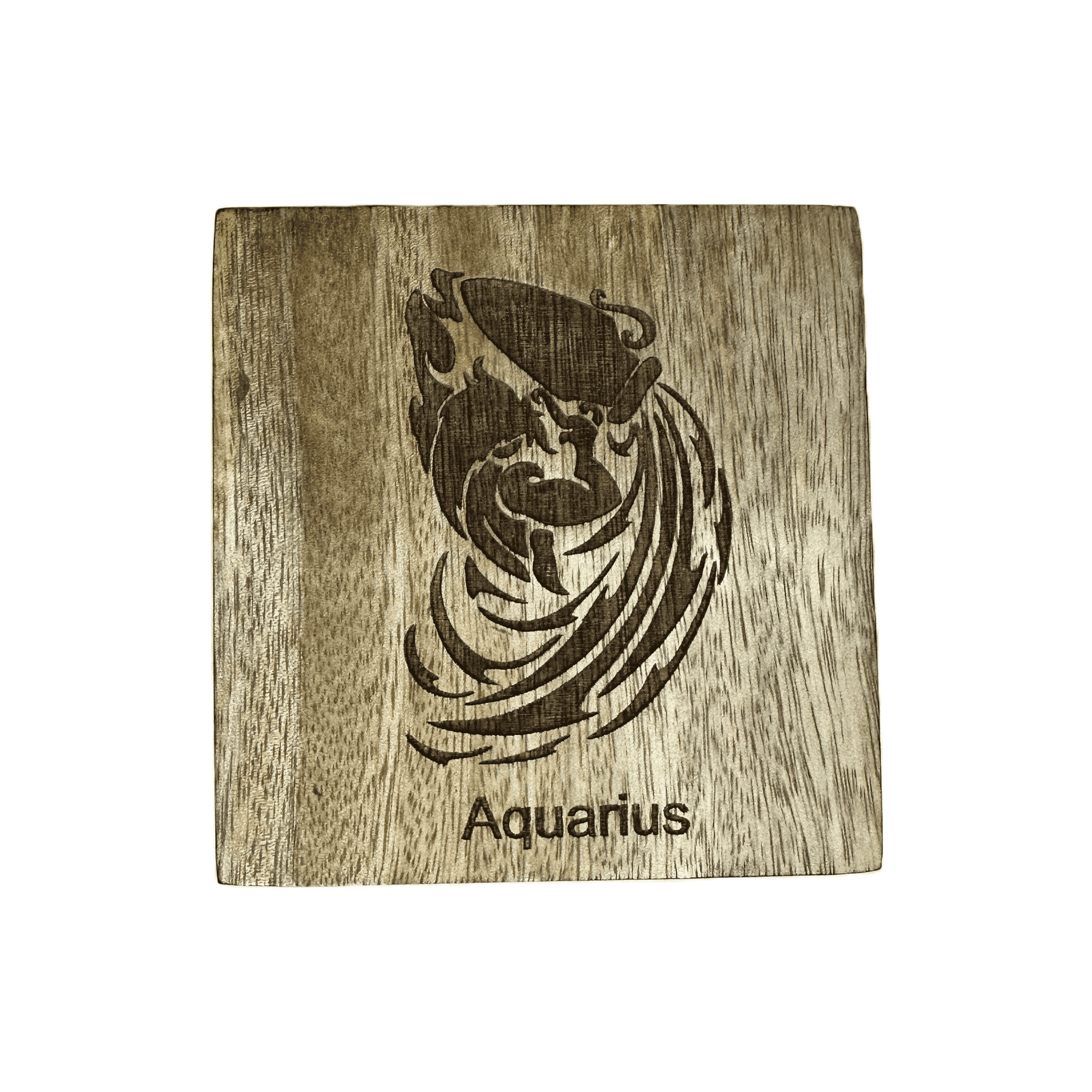 Aquarius- Laser Etched Box (medium)