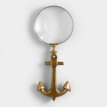 Anchor Handle Brass Magnifying Glass