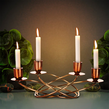 Candle Stand Oval For 4 Candles