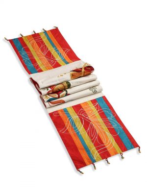 Multicolor Embroidered Table Runner