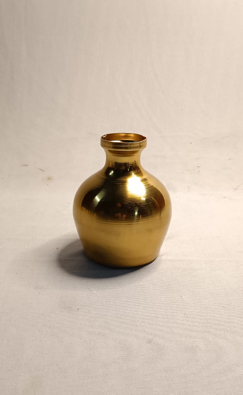 Golden Dry Flower Vase